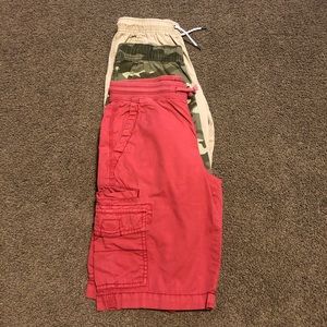 Bundle of 3 Pairs of Boys Size 12 Shorts